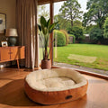 Calming Plush Donut Pet Bed
