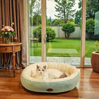 Calming Plush Donut Pet Bed