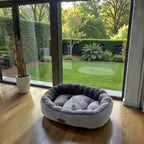 Calming Plush Donut Pet Bed